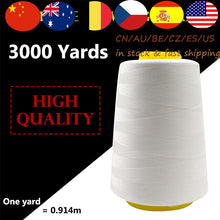 Load image into Gallery viewer, 3000yards High Quality Machine Embroidery Thread DIY Sewing Thread  Sewing Polyester Thread Clothes Sewing Supplies Accessories
