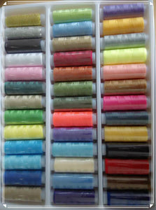 Hot New Polyester Sewing Machine Thread for Sewing ,Quilting DIY ,200 Yards*39 Mixed Colors , 40s/2 spool , Free Shipping