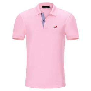 15 Color Mens Polo Shirt Brands Slim Fit Casual Solid Polo Shirts Brand Clothing Short Sleeve Fashion Haoyu Poloshirt Summer XXL