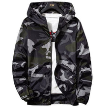 Load image into Gallery viewer, HMXO 2020 New Spring Fashion Men&#39;s Camouflage Casual Hooded jacket Streetwear Style Male Hooded Coats Men Clothing Size M-5XL
