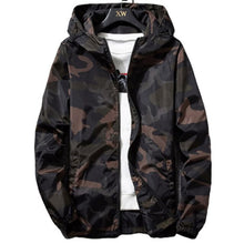 Load image into Gallery viewer, HMXO 2020 New Spring Fashion Men&#39;s Camouflage Casual Hooded jacket Streetwear Style Male Hooded Coats Men Clothing Size M-5XL
