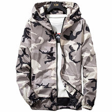 Load image into Gallery viewer, HMXO 2020 New Spring Fashion Men&#39;s Camouflage Casual Hooded jacket Streetwear Style Male Hooded Coats Men Clothing Size M-5XL
